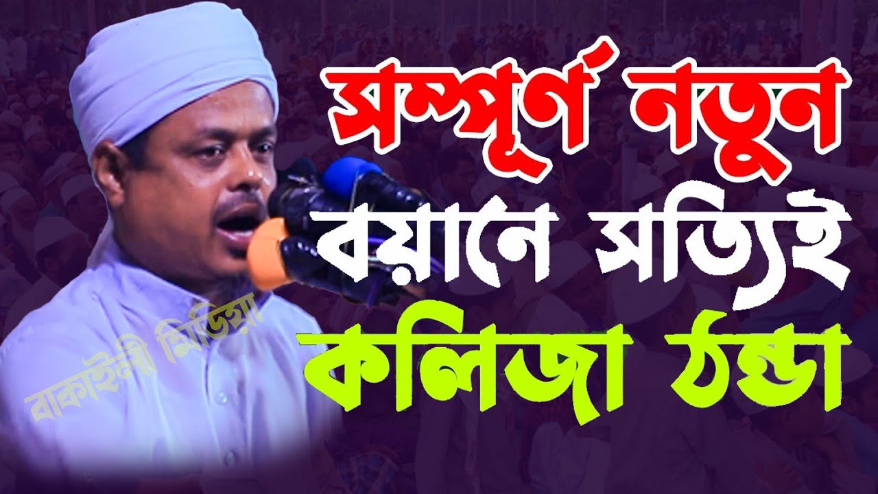 এ বছরের সম্পুর্ণ নতুন ওয়াজ শুনে সত্যিই কলিজা ঠান্ডা মাওলানা সাইফুল্লাহ সাদী নতুন ওয়াজ । Waz Bangla