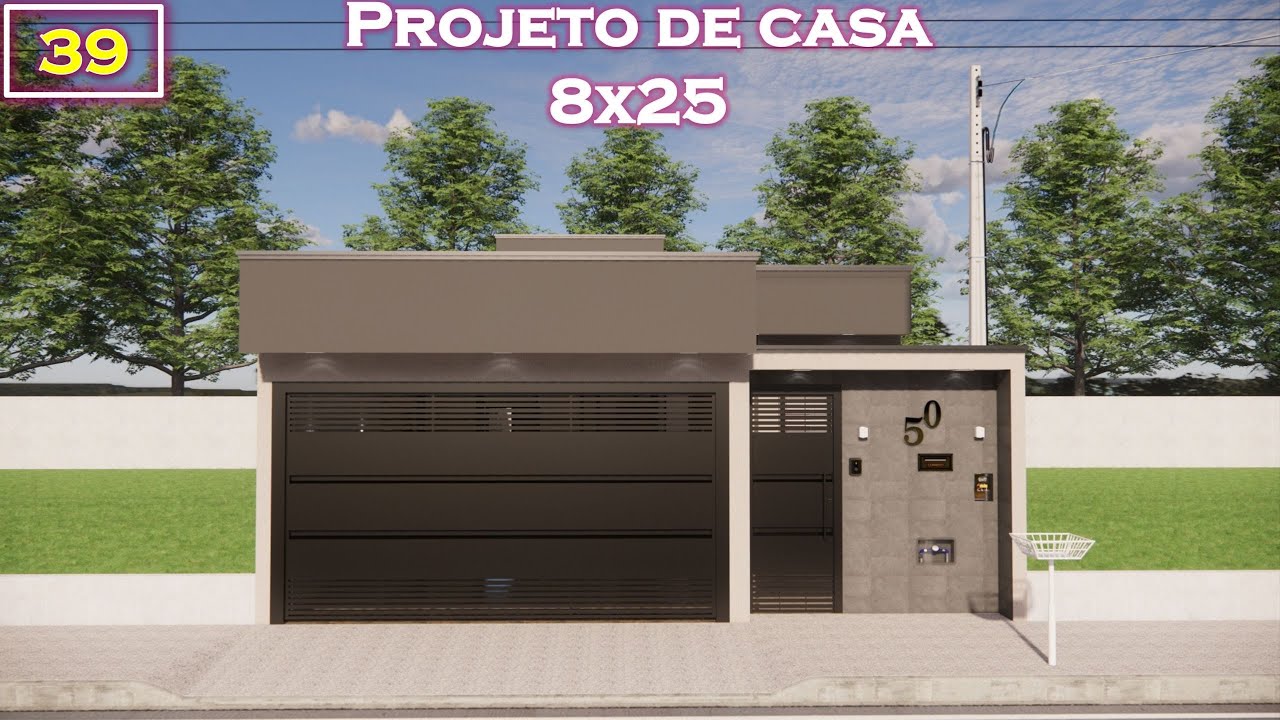 Projeto de Casa   8X25.