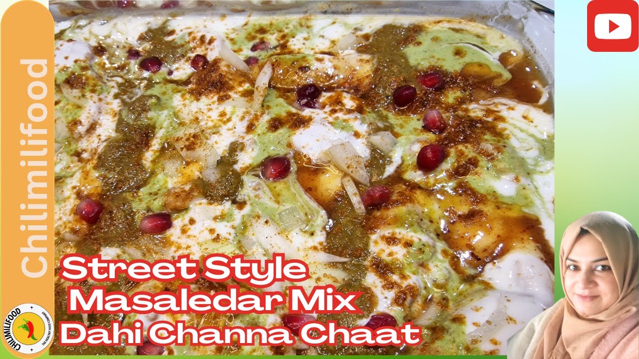 Masaledar Street Style Mix Dahi Chana Chaat | Dahi Bada Chana Chaat | Mix Chana Chaat Recipe