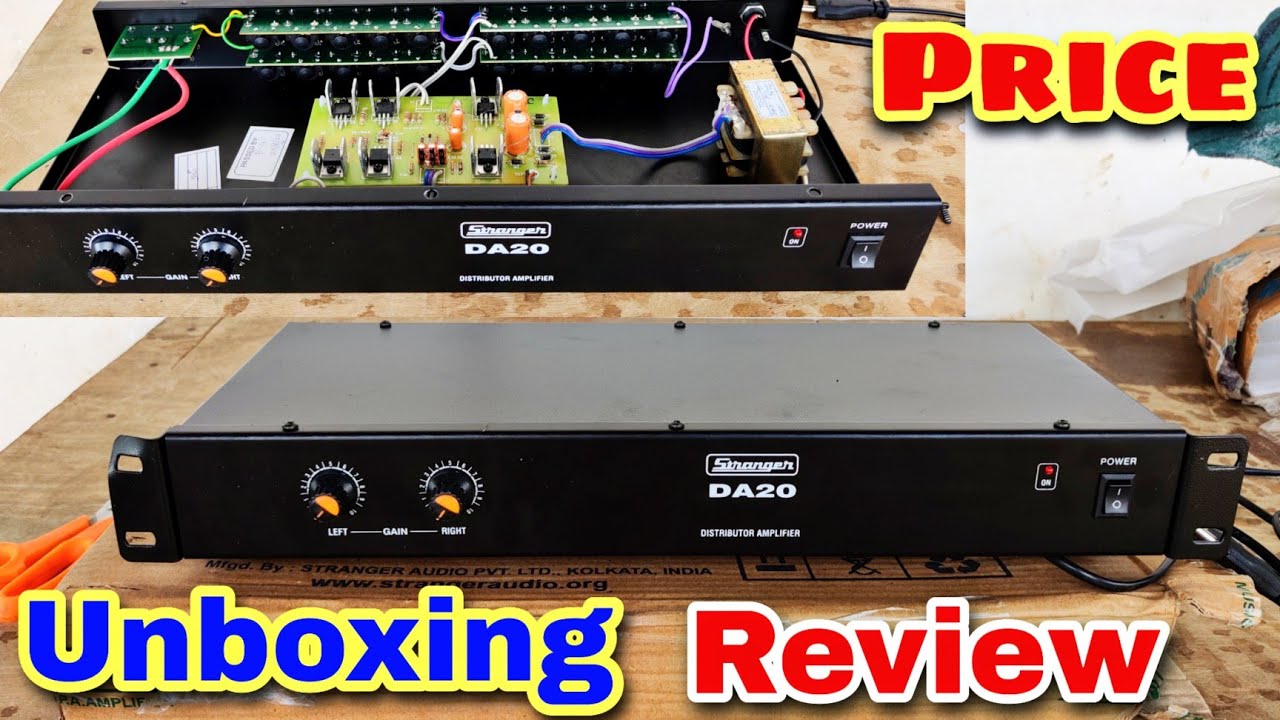 Stranger DA20 Price And Review | DA20 Distributor Amplifier | Dj Rock