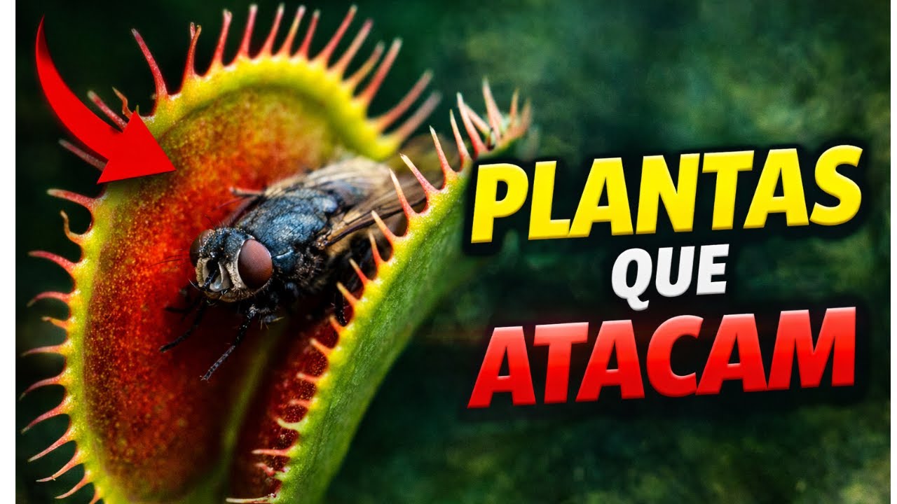 10 Plantas que ATACAM e se DEFENDEM de predadores!