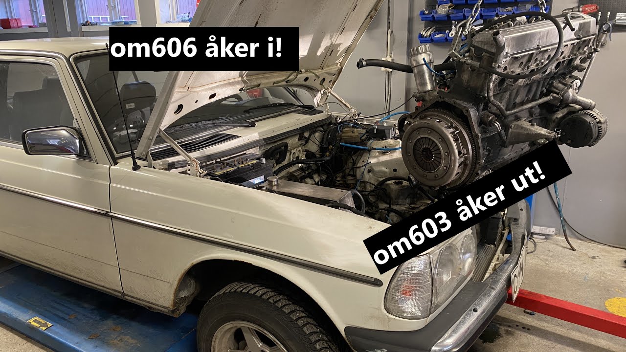 (Garage video 011) Byter ut 603 mot 606 superturbo DEL 1
