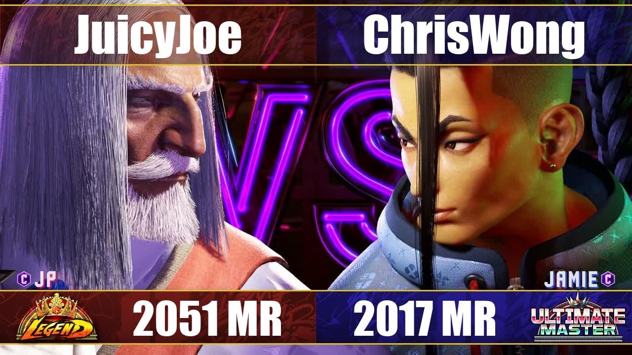 【スト6】JuicyJoe vs クリスウォン (JP vs ジェイミー) SF6 JuicyJoe vs Chris Wong (JP vs Jamie)
