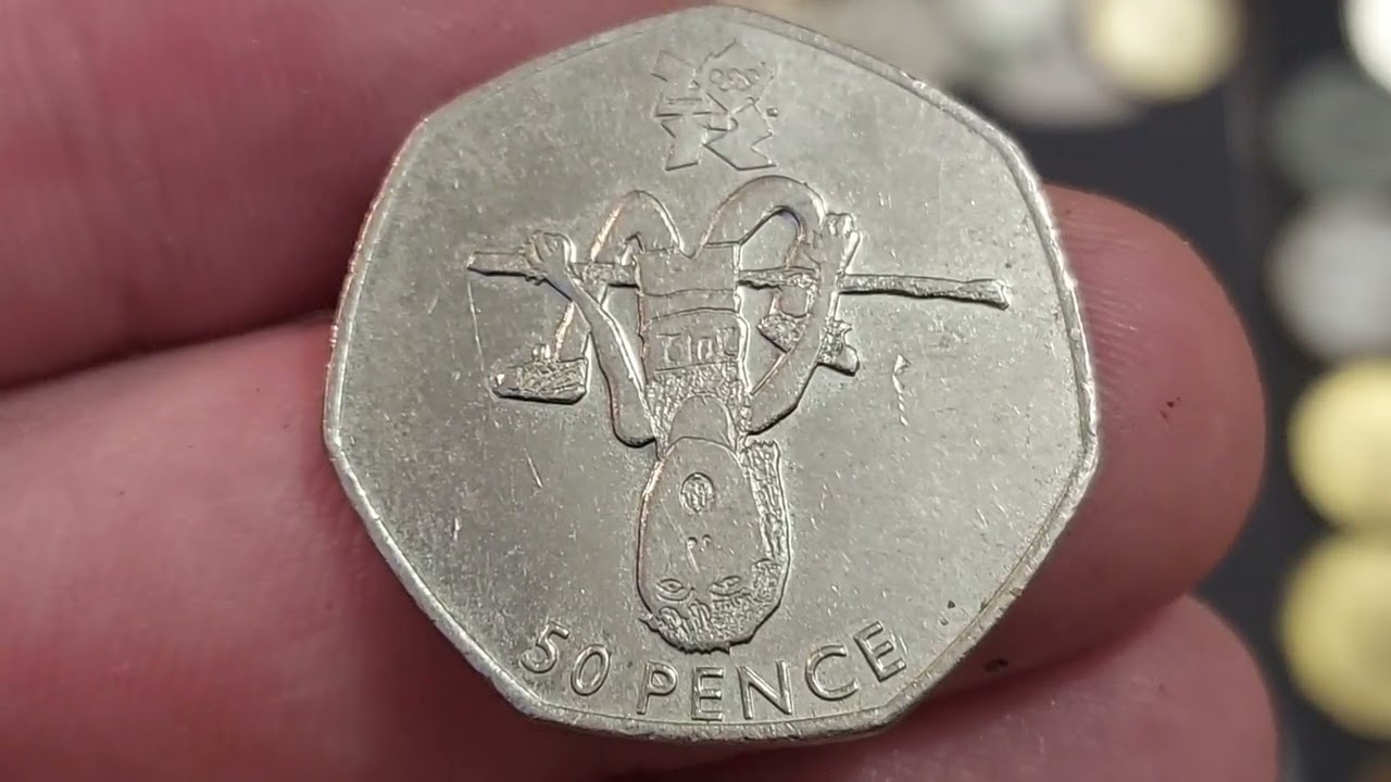 2011 OLYMPIC ATHLETICS 50P COIN REVIEW + DESIGNED BY A 9 YEAR OLD!