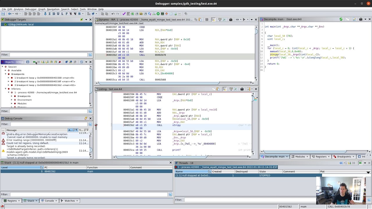 RARE 002: Debugging #Wine Apps with #Ghidra