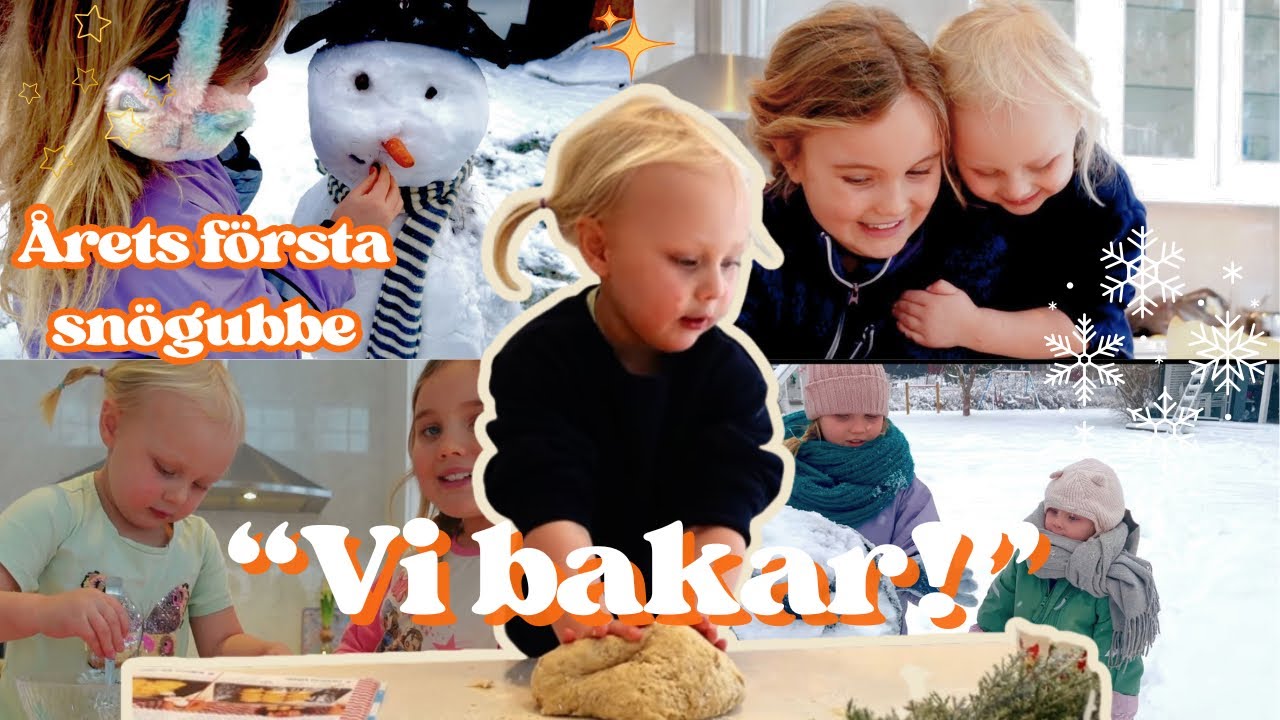 Vintermys Deluxe – Bakning & Årets Första Snögubbe⛄️
