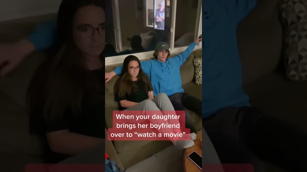 That moment when a dad meets his daughter’s boyfriend for the first time ❤️😂😂#funny #usa #dad