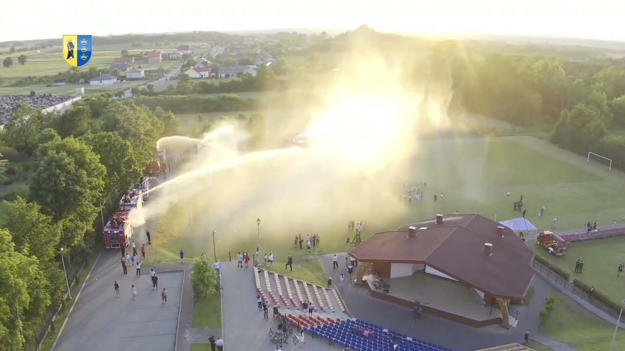 Bezpieczna Niedziela w strugach wody w gminie Mirzec