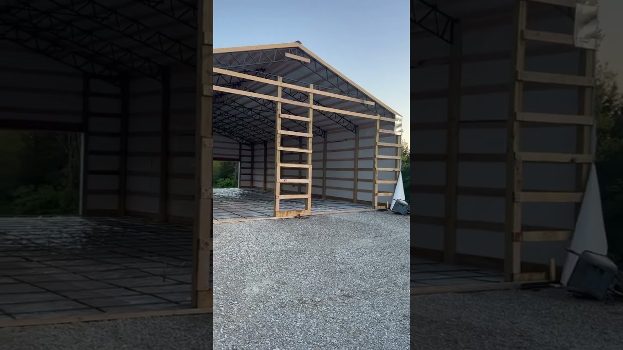 DIY Pole Barn Update: READY FOR CONCRETE!       #polebarn #farmlife #diy #progress