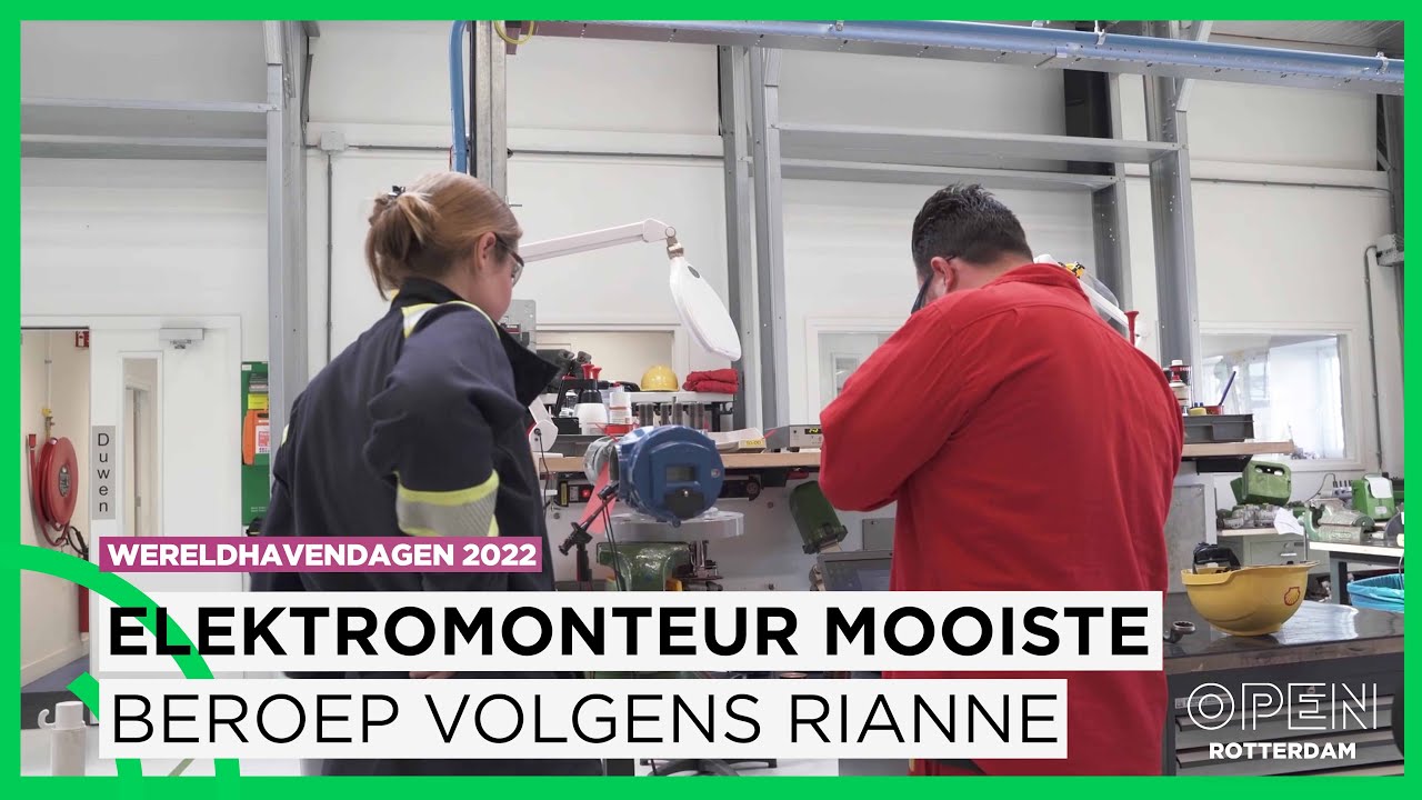Van werken in toerisme naar elektromonteur: Rianne  houdt wel van een puzzel | WERELDHAVENDAGEN 2022