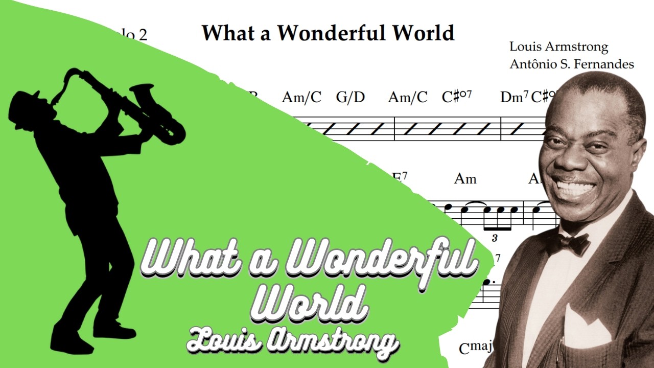 What a Wonderful World Tenor Sax | Sheet Music & Backing Track | Jazz Ballad PlayAlong