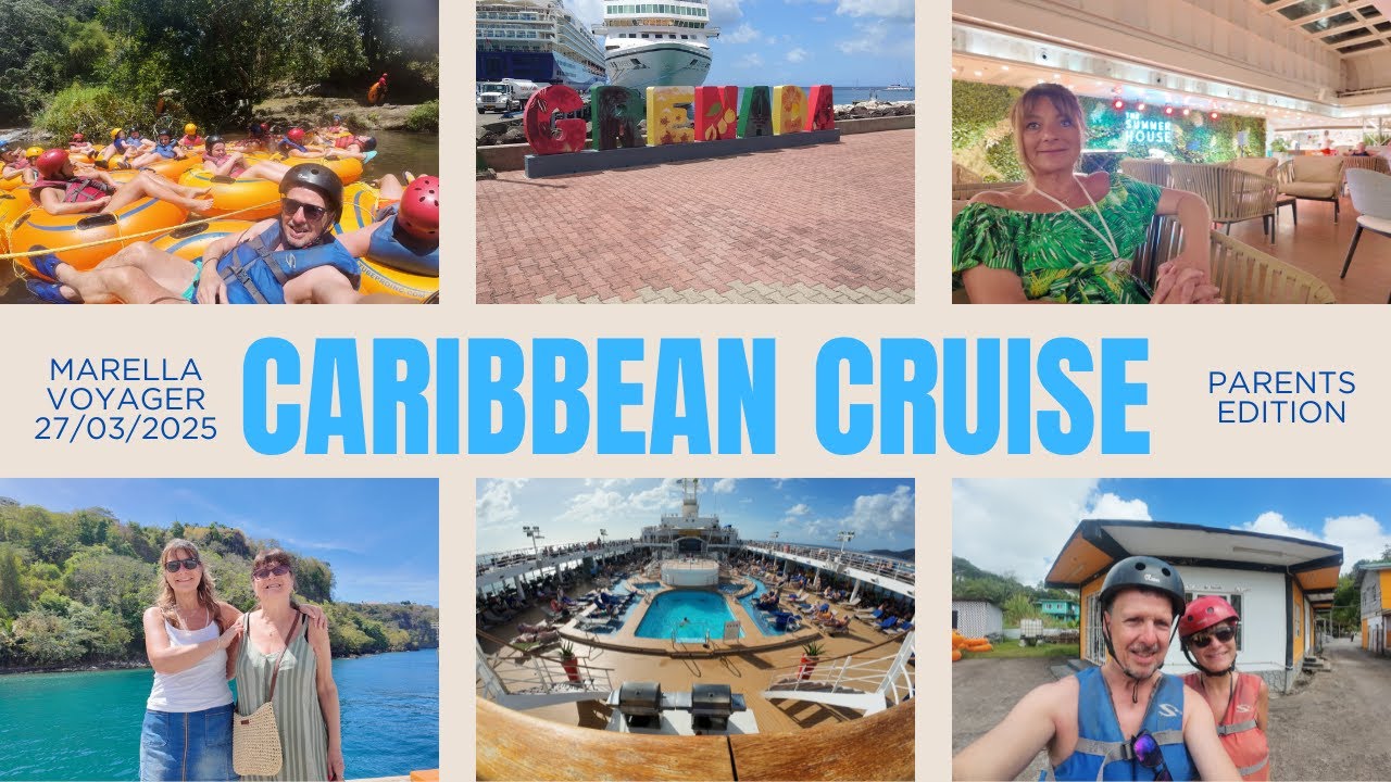 MARELLA VOYAGER: VLOG 3 31.03.2025: Jungle river tubing+St Vincent+Grenada+Marella entertainment