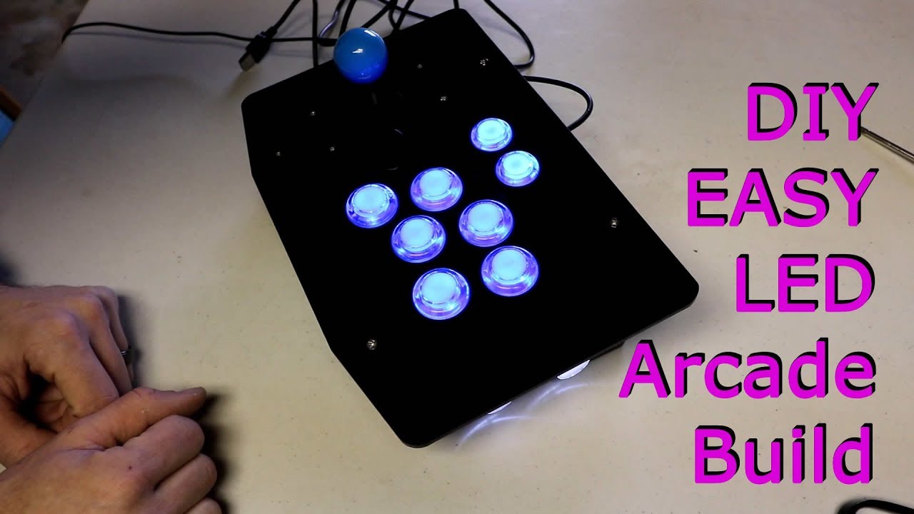 Full Guide Easy To Make LED Arcade Fighting Stick