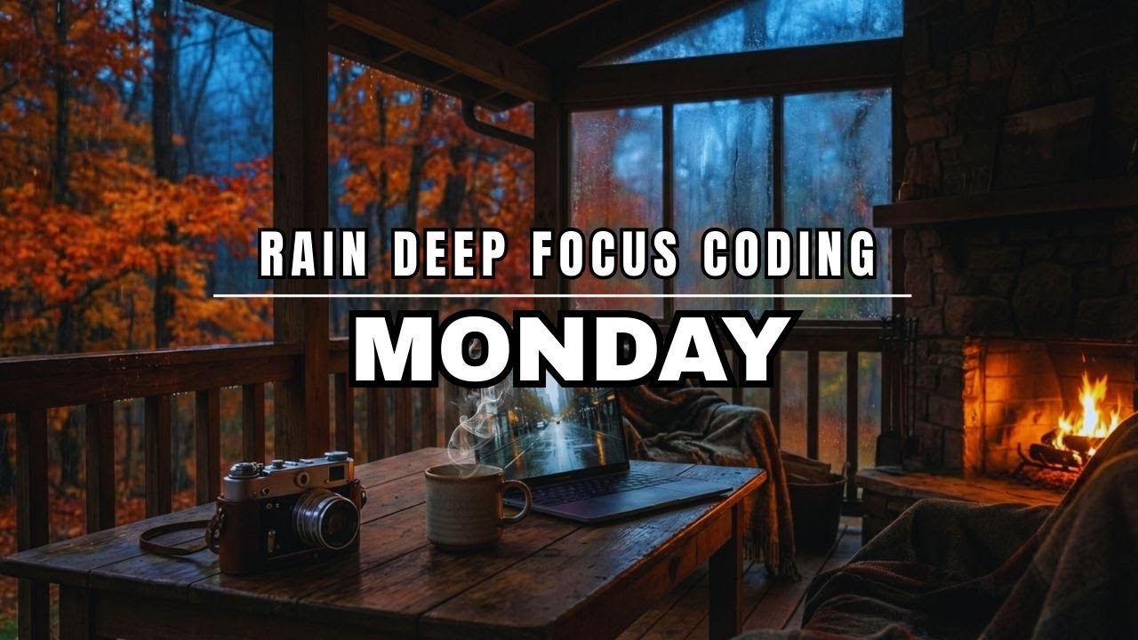 🔴 Cozy Rainy Day Jazz 🌧️ Relaxing Instrumental for Deep Focus & Reading
