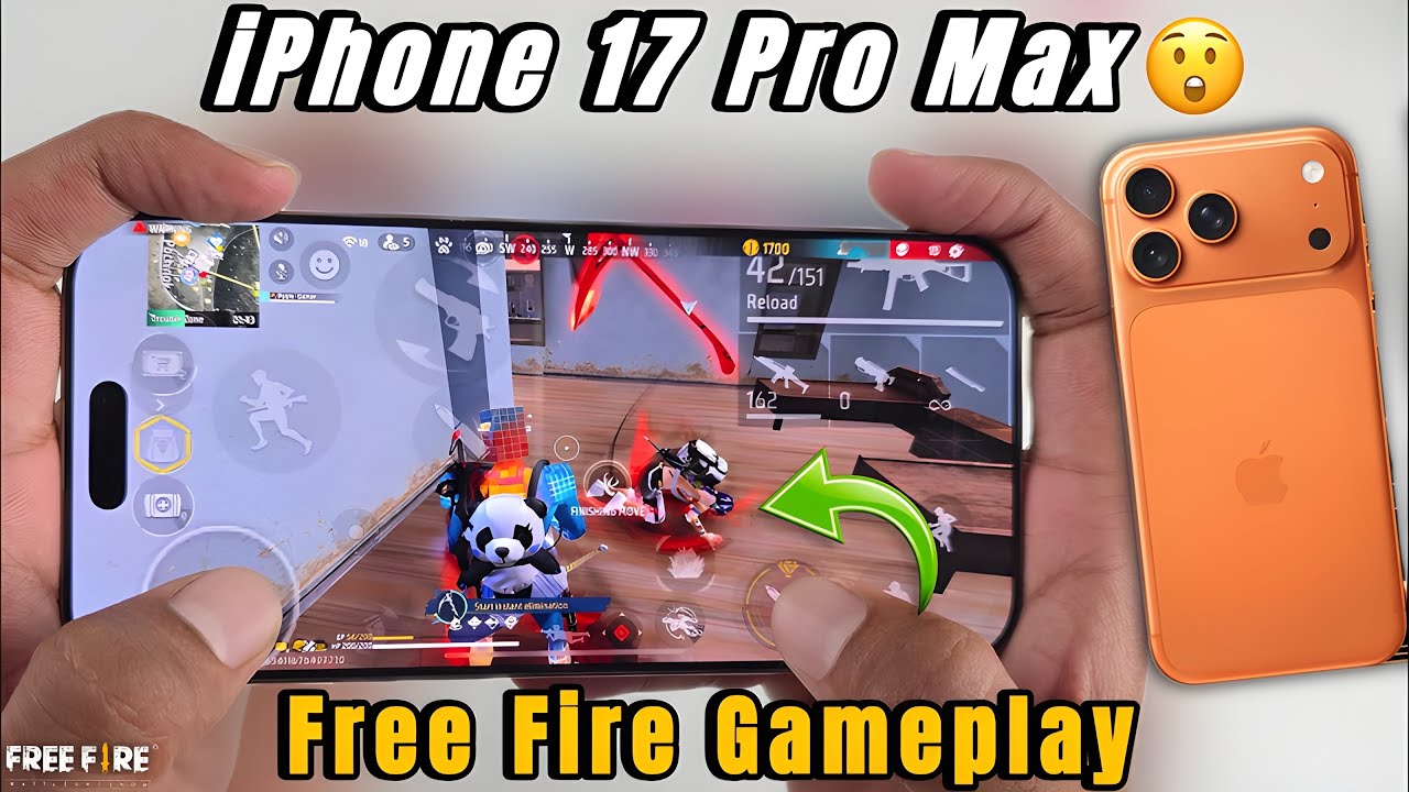 I Purchased iPhone 17 Pro Max 🔥 Free Fire Handcam Gaming Test | Unboxing