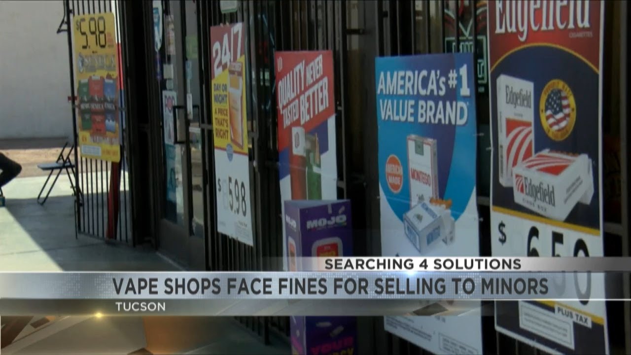 Searching 4 Solutions - The Crime Crisis: Vape shops face fines for underage sales