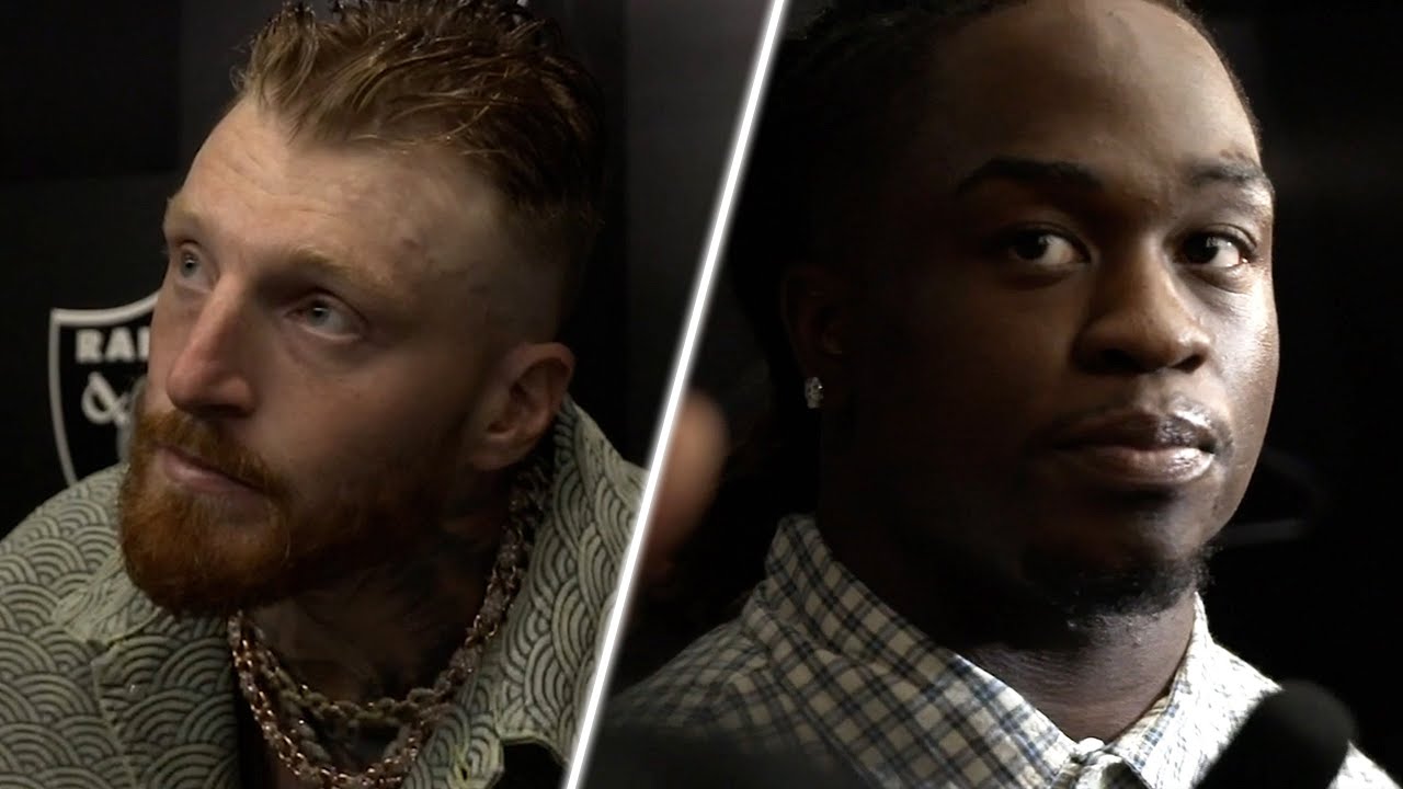 Ashton Jeanty, Maxx Crosby, Jackson Powers-Johnson and Isaiah Pola-Mao Postgame Media | Week 4