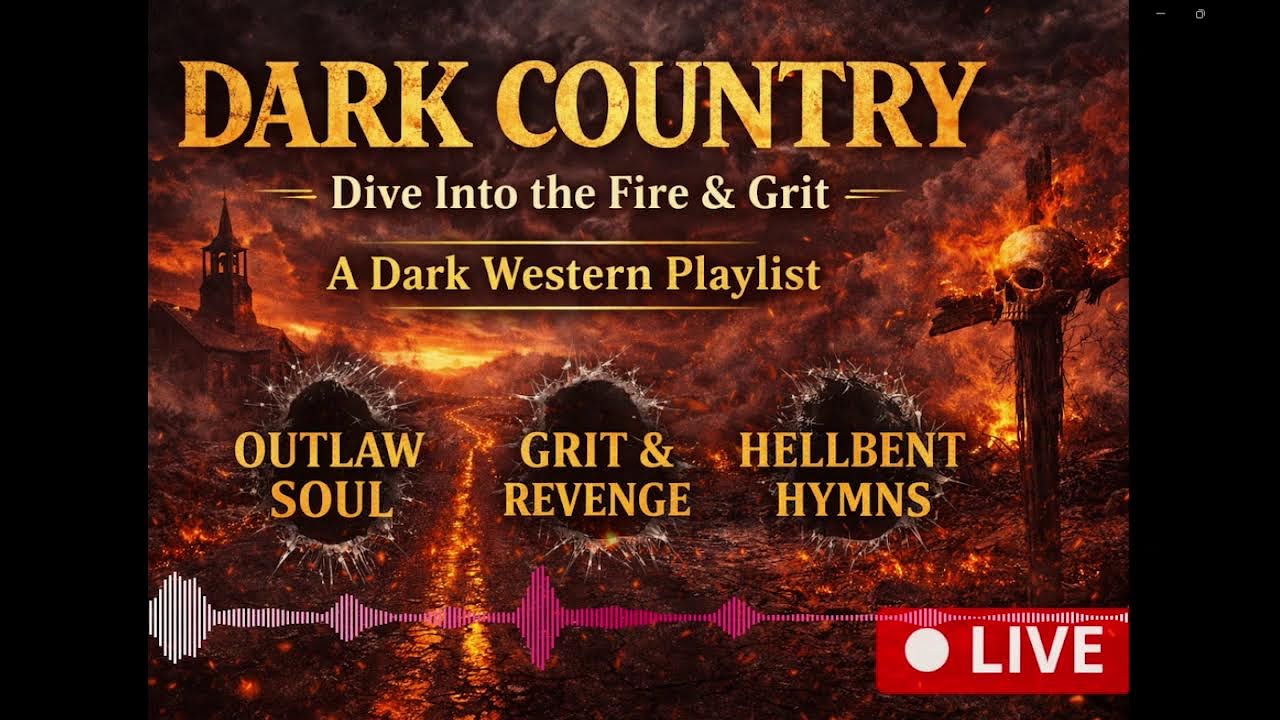 Dark Country Outlaw Radio 🌙 Night Ride Music