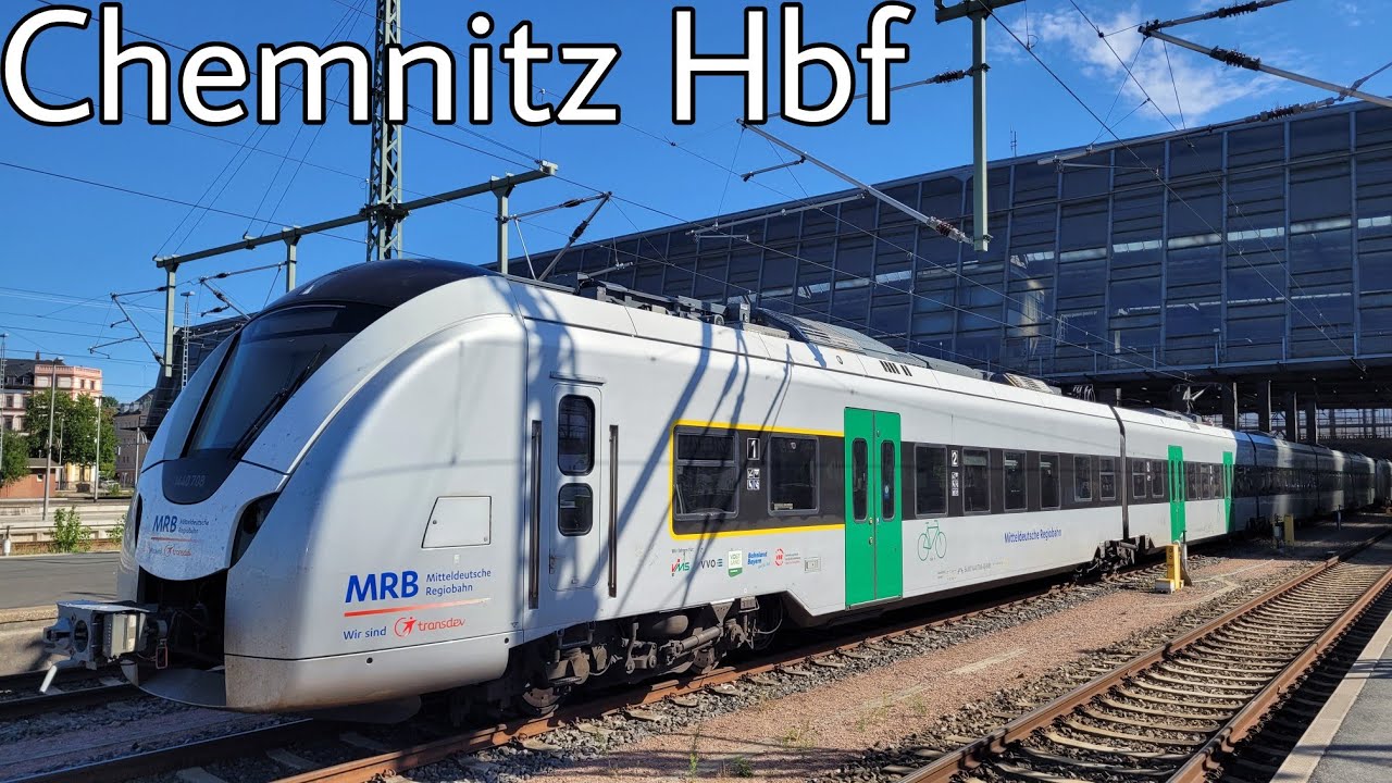Z&uuml;ge in Chemnitz Hbf