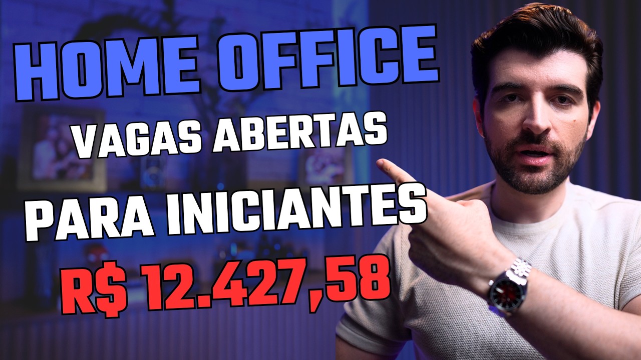 HOME OFFICE: 3 Empresas Que Aceitam Iniciantes e Tem Vagas Noturnas