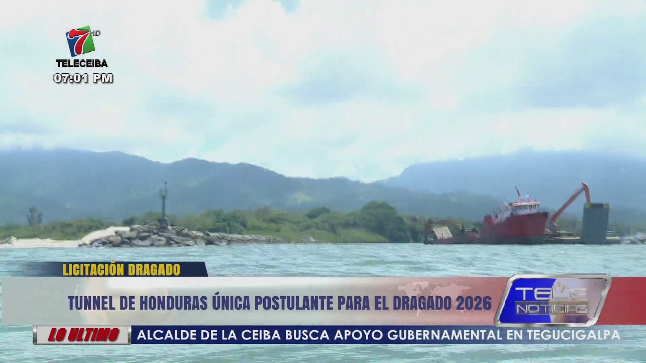 Tunnel Honduras única postulante para el dragado del Puerto de Cabotaje de La Ceiba