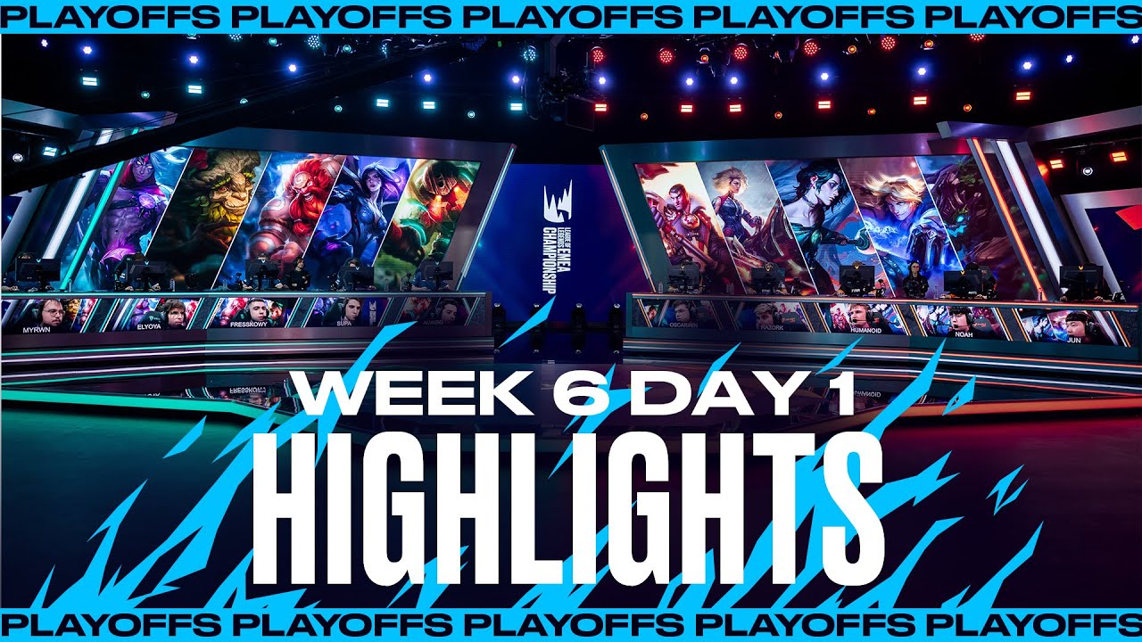 LEC Match Highlights Winter 2024 W6 D1