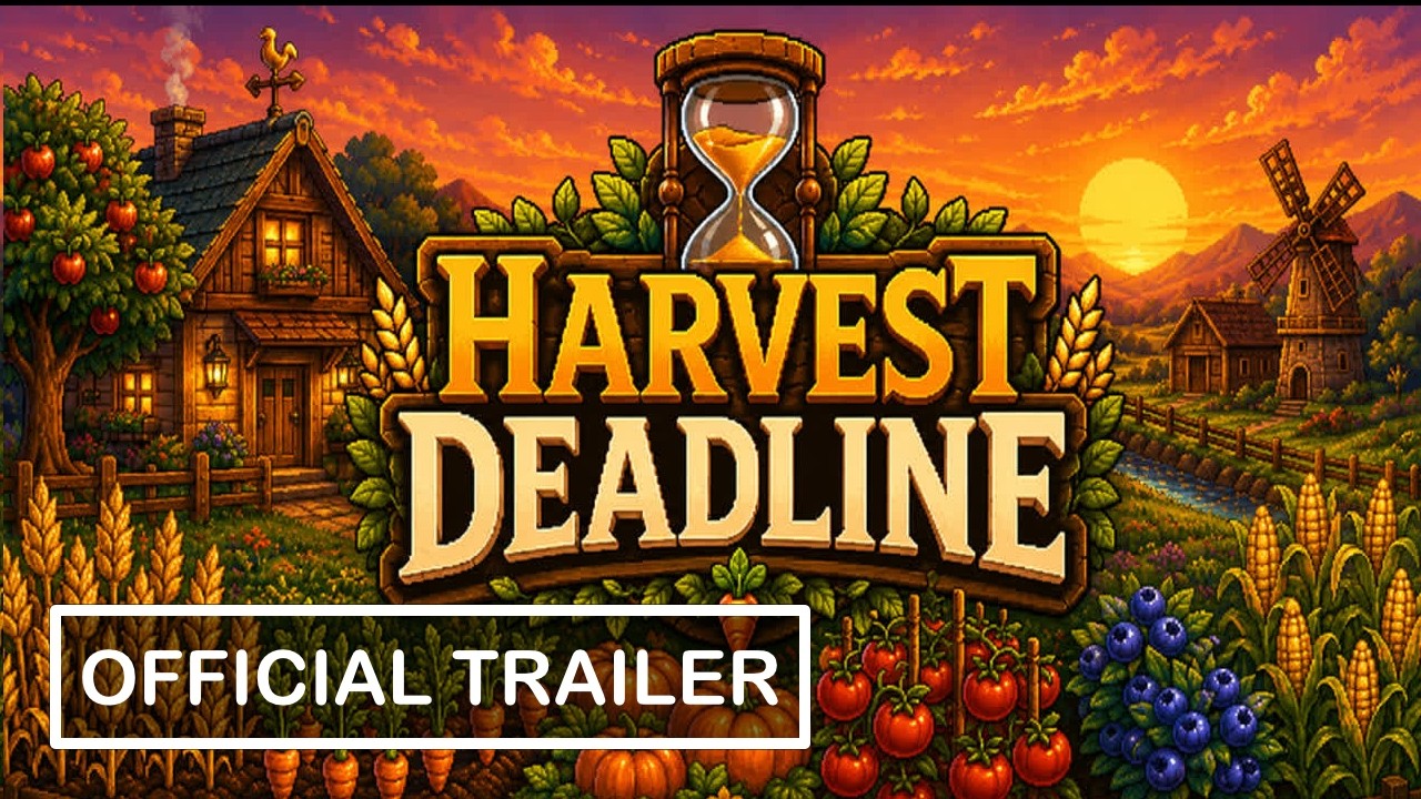 Harvest Deadline - Pixel-Art Farming Roguelike With Powerful Synergies