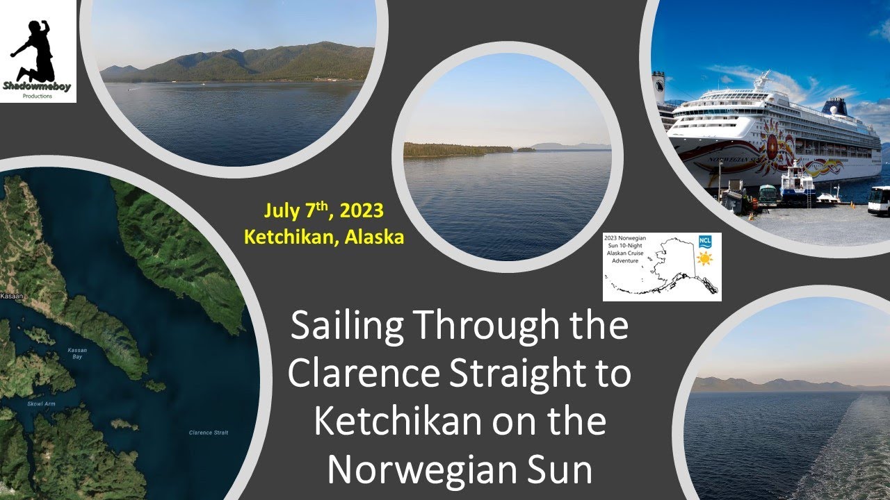Sailing Through the Clarence Straight to Ketchikan on the Norwegian Sun