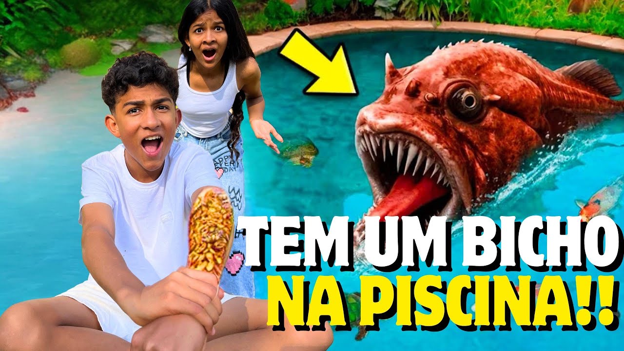 ERA SÓ PRA SER UM BANHO DE PISCINA E ISSO ACONTECEU!  (￼Felipe e Duda)