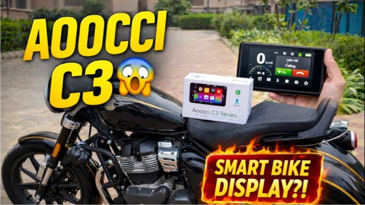 AOOCCI C3 Smart Display Unboxing 🔥 First Look for Super Meteor 650 | Worth Buying? | Vlog No 789