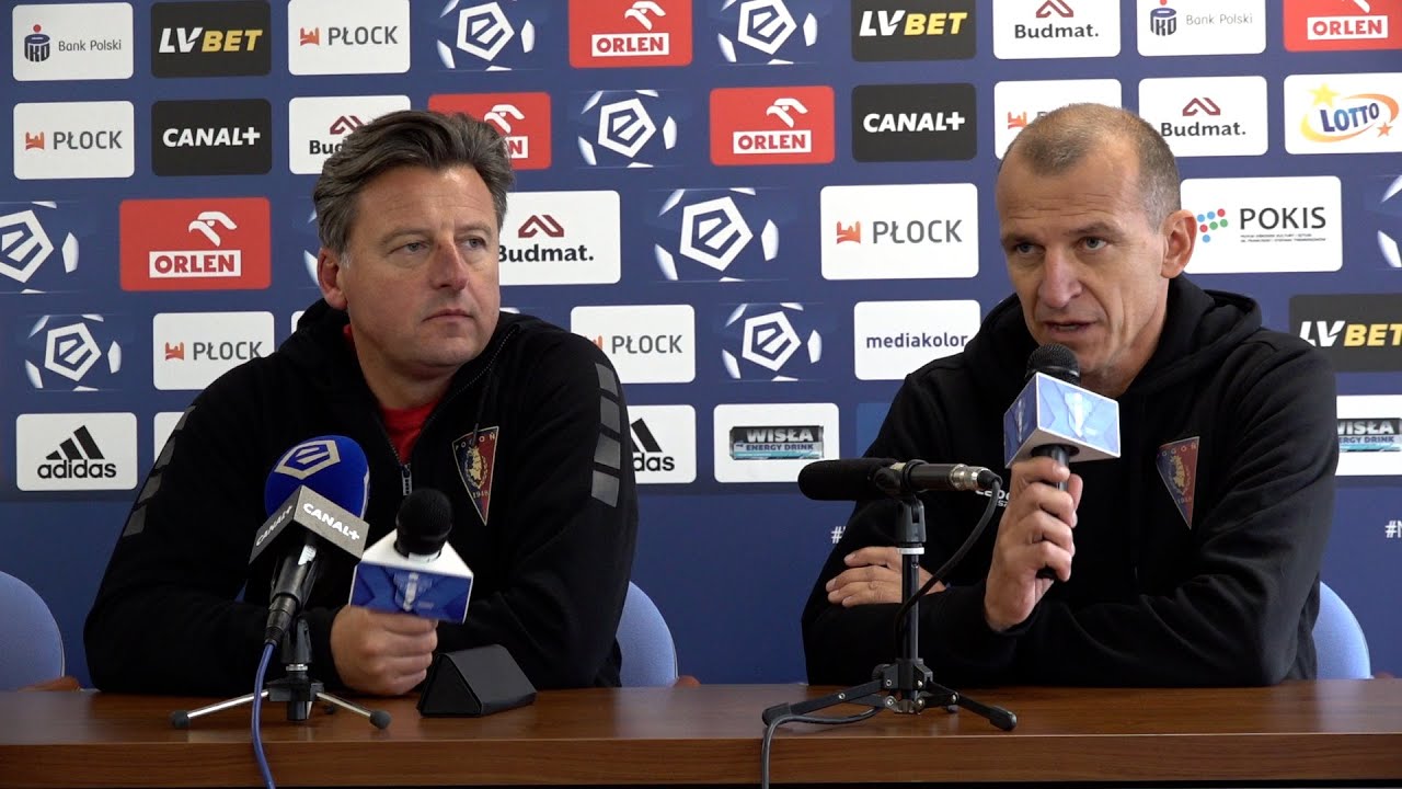 Kosta Runjaic i Maciej Bartoszek na konferencji po 