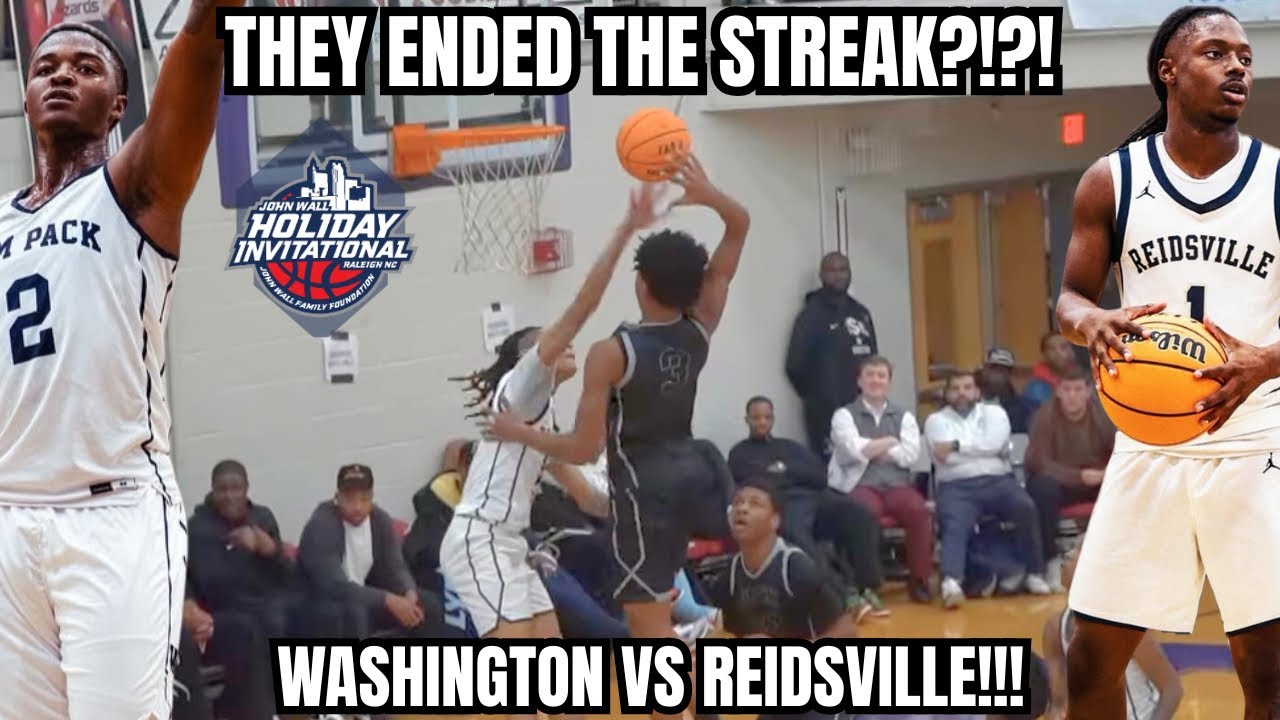 WASHINGTON VS REIDSVILLE!!! JOHN WALL HOLIDAY INVITATIONAL!!!
