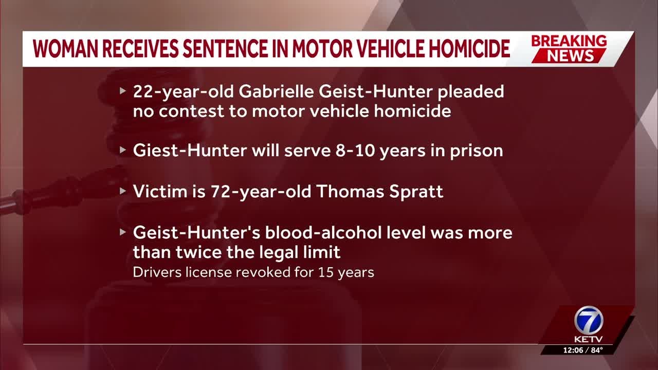 Omaha driver sentenced to prison in deadly drunk-driving crash