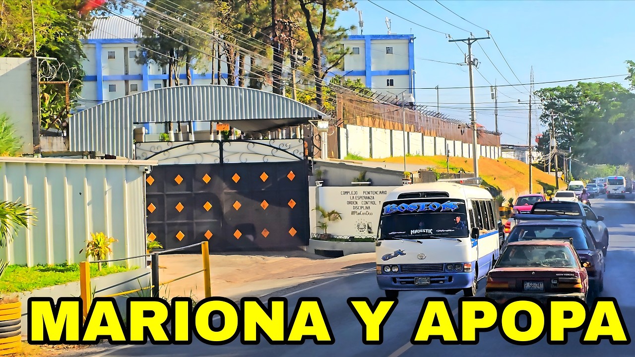 ASI SE ENCUENTRA MARIONA Y APOPA. #elsalvador 
