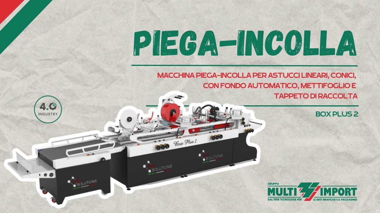 BOX PLUS 2 | Piega-incolla con fondo automatico