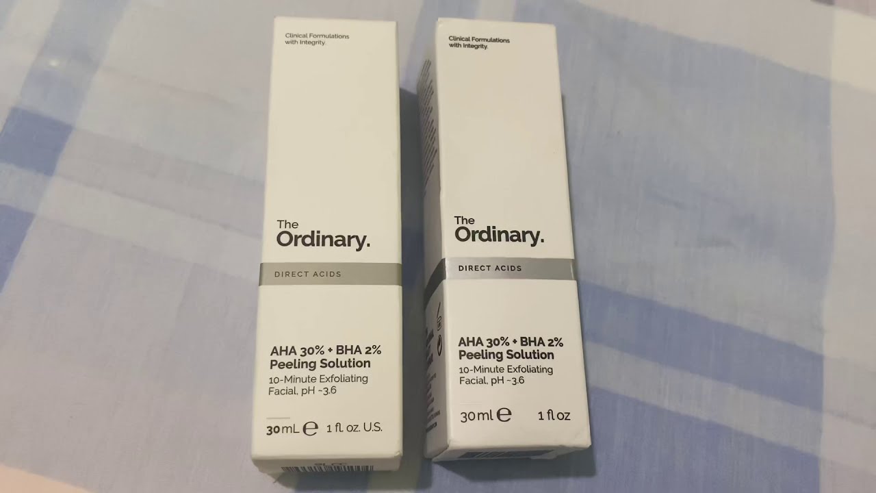 AUTHENTIC vs. FAKE The Ordinary Peeling Solution