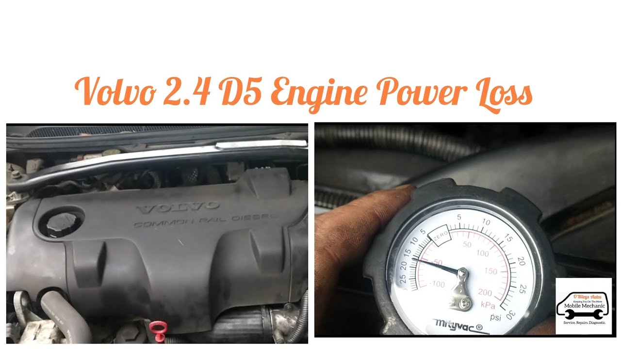 Volvo 2.4 D5 6805 Boost Pressure Control: Flow Fault P0244 Turbo Wastegate Actuator Performance