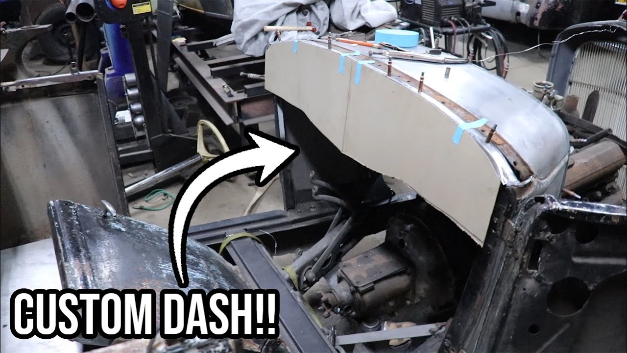 How To Layout A Custom Hot Rod Dash - 1930 Ford Model A Roadster