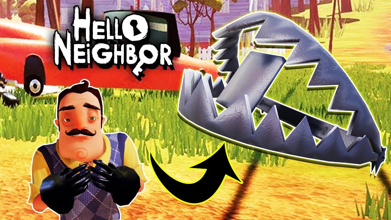 THE NEIGHBOR IS A BEAR TRAP | Hello Neighbor Mod
