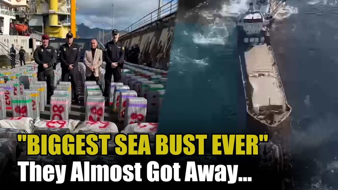 10 TONS OF COCAINE HIDDEN IN SALT?!  Spain's Biggest Drug Bust Ever Just Happened...