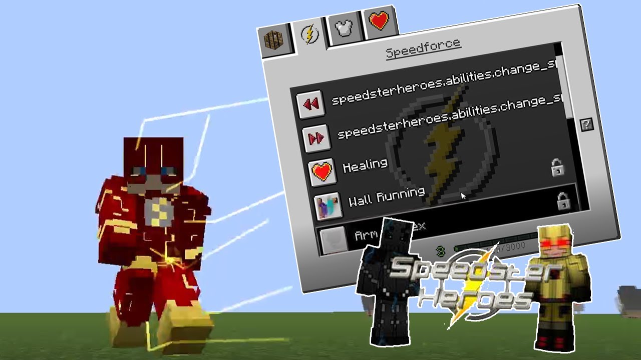 Speedster Heroes Mod 1.12.2 | Todo del mod y las habilidades