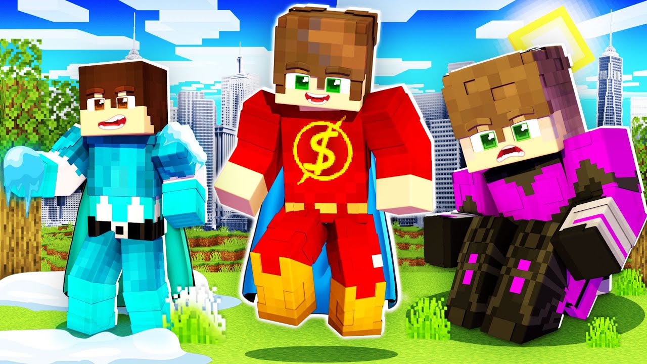 ΝΕΟΙ ΣΟΥΠΕΡ ΗΡΩΕΣ στο MINECRAFT;!