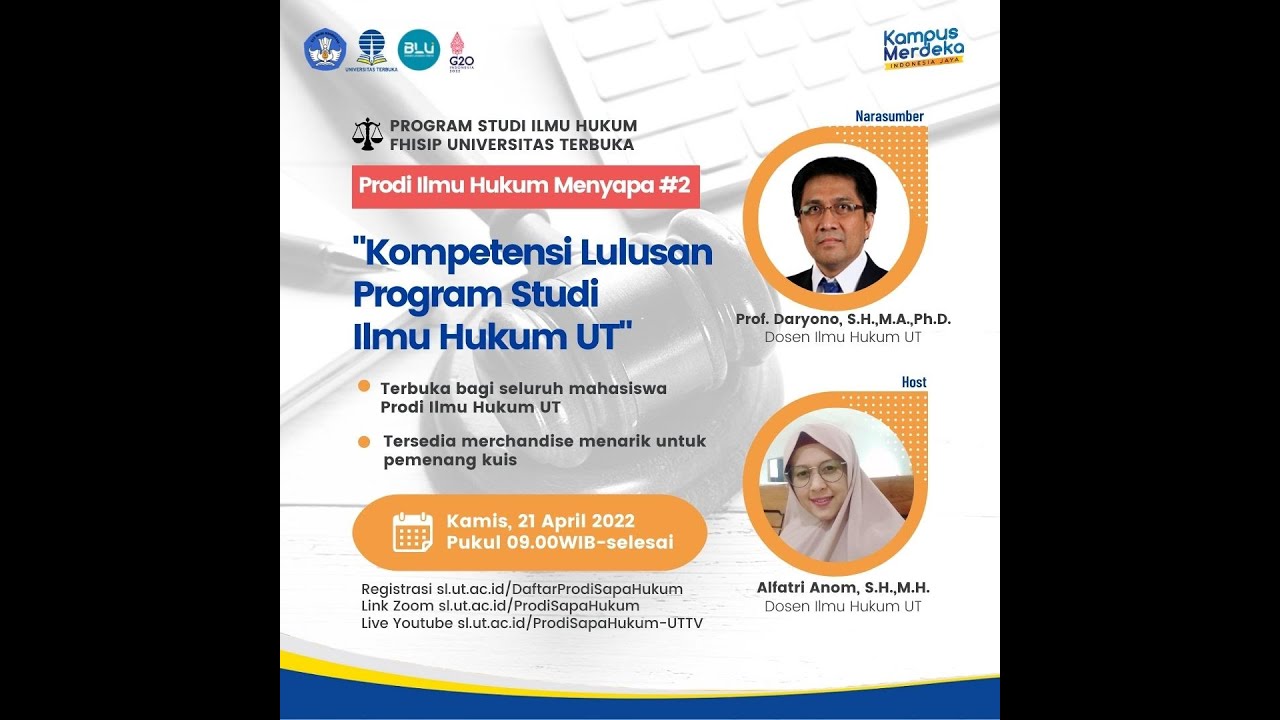 Program Studi Ilmu Hukum Menyapa #2 : 