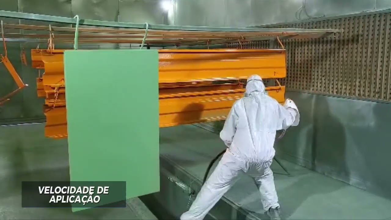 EQUIPAMENTOS DE PINTURA COM TECNOLOGIA ELETROSTÁTICA LÍQUIDA