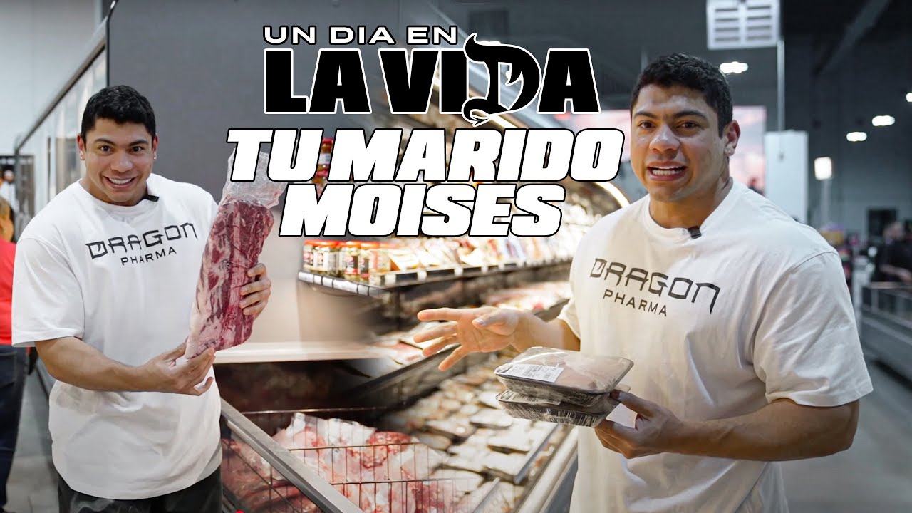 UN DIA EN LA VIDA DE TU MARIDO MOISES | VAMOS AL MERCADO | LO QUE CONSUMO PARA TENER BRAZOS DE 50