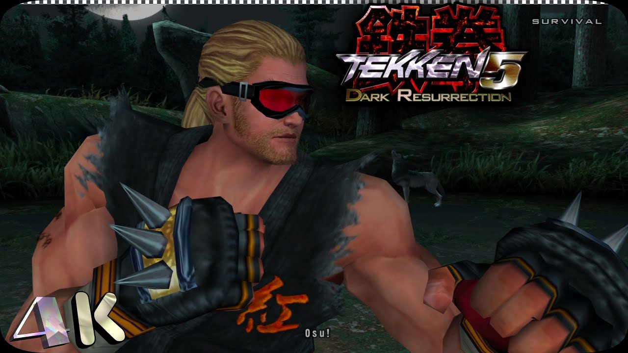 Paul Survival Mode | Tekken 5 Dark Resurrection PS3  4K 60 FPS