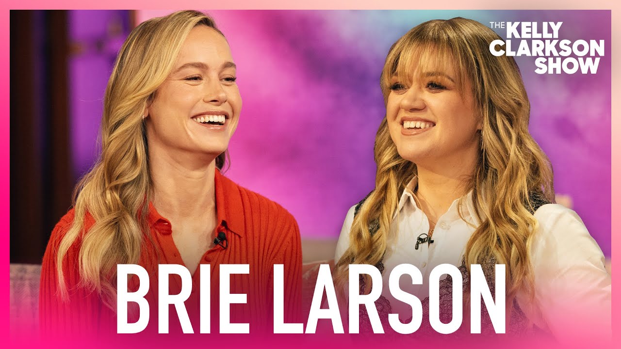 Brie Larson & Kelly Clarkson Become Best Friends In 2 Minutes