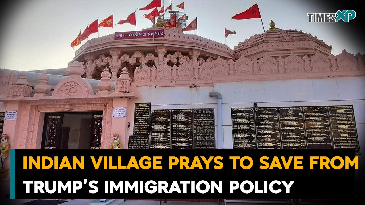 Indian village in Gujarat prays to save from Donald Trump&rsquo;s immigration policy
