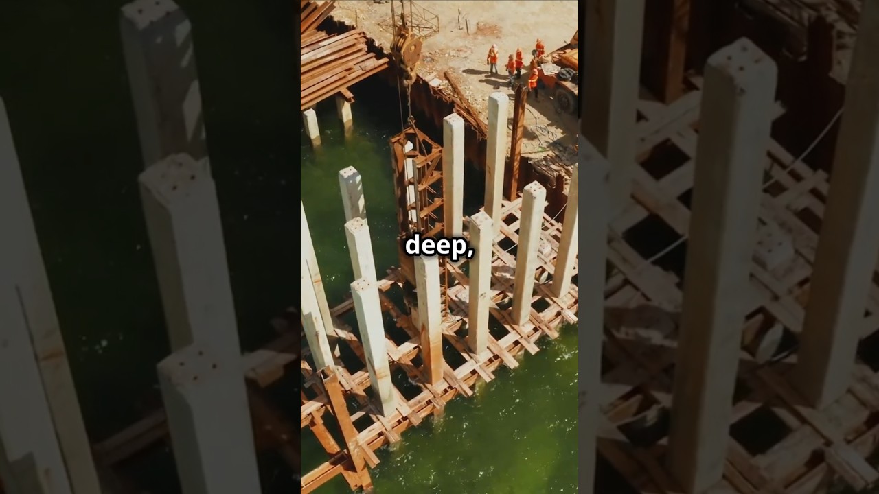 Defying Gravity: Burj Khalifa's Desert Foundation #BuildingOnSand #Megastructure #CivilEngineering