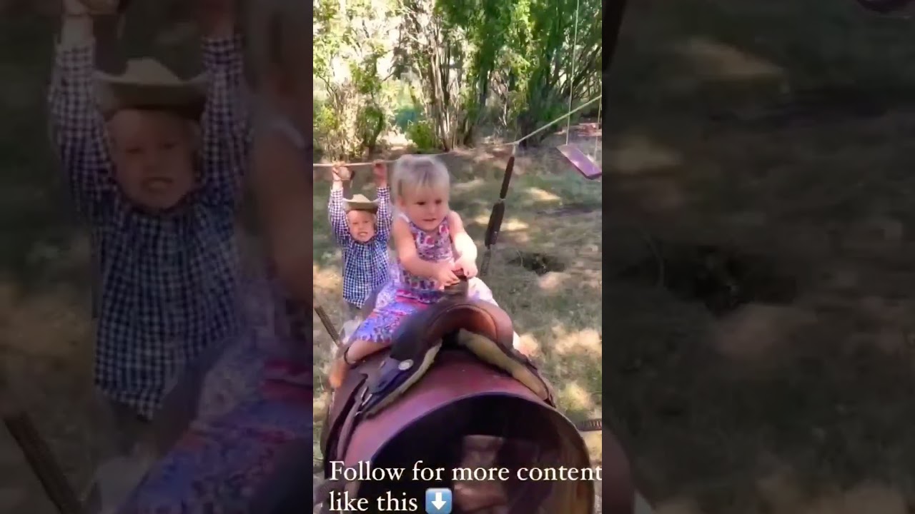 kids schooling #how to riding horses😍